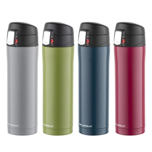 FLORINA Kubek termiczny ze stali nierdzewnej Blocco 450 ml mix kolorów