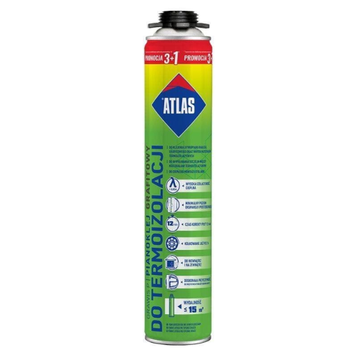 Atlas GRAWIS P Pianoklej do termoizolacji 850 ml – grafitowy