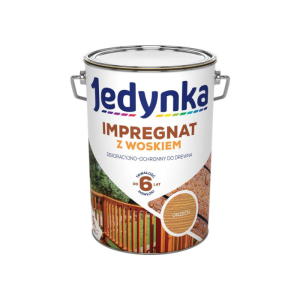 Jedynka Impregnat do drewna z woskiem Orzech 5L