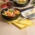 STARKE PRO Patelnia z pokrywką Taylor Marble 24 cm głęboka