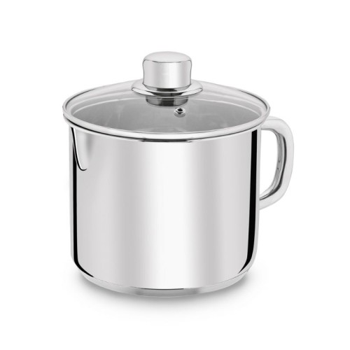 TADAR Garnek do mleka z pokrywką stalowy Bahama 2,7L