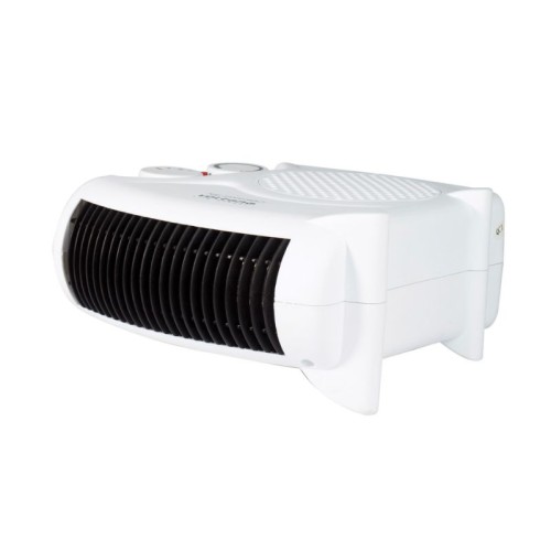 VOLTENO Termowentylator stojąco-leżący z termostatem 2000W biało-czarny