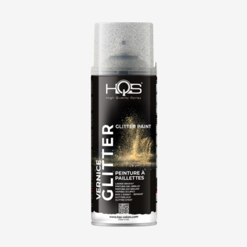 HQS Lakier Spray brokat czarny 400 m