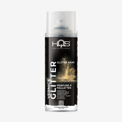 HQS Lakier Spray brokat srebrny 400 ml