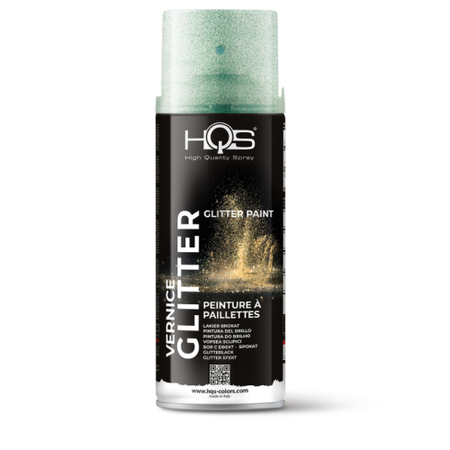 HQS Lakier Spray brokat zielony 400 ml