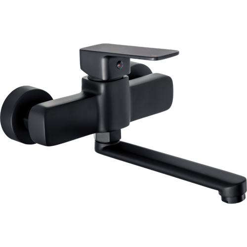 Deante Neo Maro Bateria umywalkowa ścienna BLO_N50M - czarny mat nero