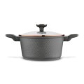 STARKE PRO Zestaw garnków Texture Grey 10 elementów