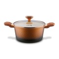STARKE PRO Zestaw garnków Texture Copper 10 elementów