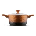 STARKE PRO Zestaw garnków Texture Copper 10 elementów