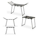 KonigHOFFER Suszarka balkonowa Spring Black Wooden 174 x 61 x 108 cm