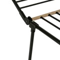 KonigHOFFER Suszarka balkonowa Spring Black Wooden 174 x 61 x 108 cm
