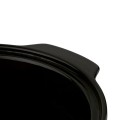 KonigHOFFER Naczynie porcelanowe na podgrzewaczu Diamond 2,3 l okrągłe czarne