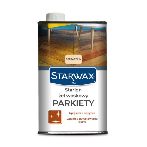 STARWAX Żel woskowy Starlon bezbarwny do parkietów 1 L