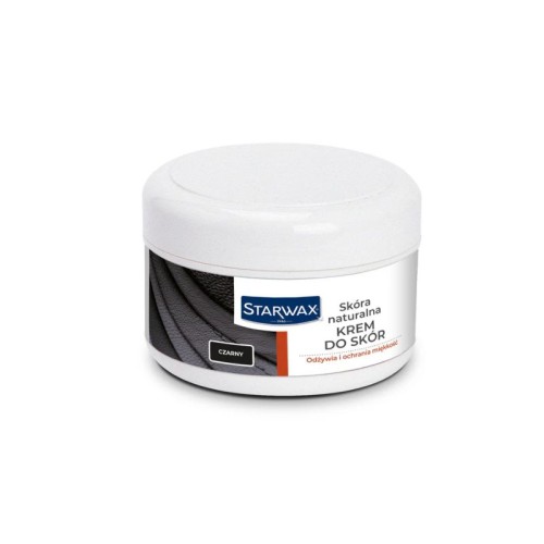 STARWAX Krem do skór - skóra naturalna czarny 150 ml