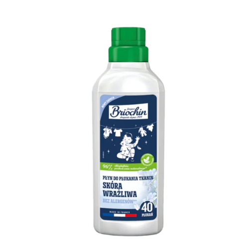 Briochin Płyn do Płukania Tkanin dla Skóry Wrażliwej – 750 ml (40 prań)