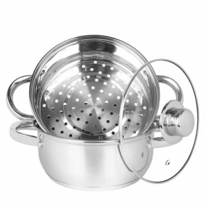 TADAR Garnek do gotowania na parze Sano 2L 3 elementy