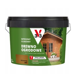 V33 Impregnat ochronny Drewno Ogrodowe 10L dąb złocisty