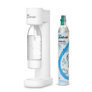 DAFI Saturator do wody PushAir biały + nabój CO2 + butelka 0,7