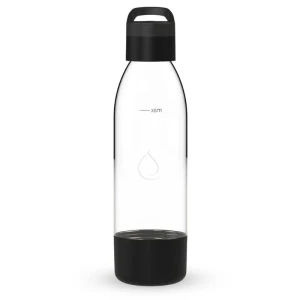 DAFI Butelka do saturatora PushAir 0,7 l czarna z uchwytem