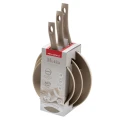 FLORINA Zestaw 3 patelni aluminiowych Mokka 20, 24 i 28 cm