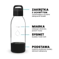 DAFI Butelka do saturatora PushAir 0,5 l czarna z uchwytem