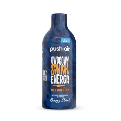 DAFI Koncentrat syrop do wody PushAir owocowy smak energii 500 ml