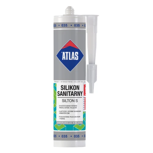 ATLAS Silikon SILTON S KOLOR 035 SZARY 280 ML