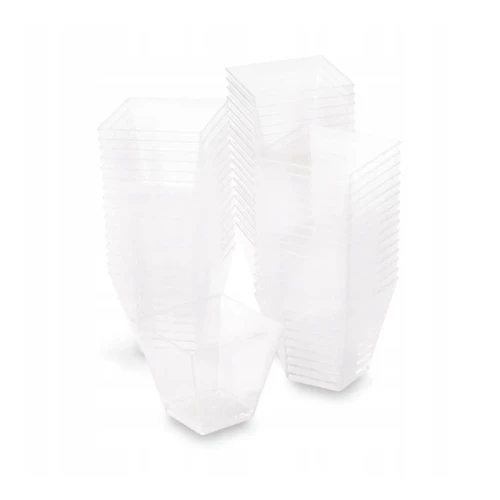 TADAR Pojemniki na desery / finger food wielorazowe 120 ml 50 szt.