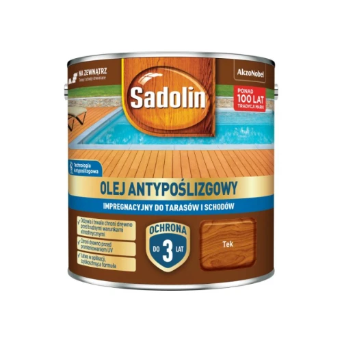 Sadolin Olej Antypoślizgowy Tek 2,5L