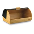 KonigHOFFER Chlebak bambusowy Nero 39 x 25,5 x 19 cm czarny