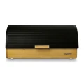 KonigHOFFER Chlebak bambusowy Nero 39 x 25,5 x 19 cm czarny