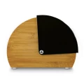 KonigHOFFER Chlebak bambusowy Nero 39 x 25,5 x 19 cm czarny