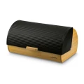 KonigHOFFER Chlebak bambusowy Nero 39 x 25,5 x 19 cm czarny