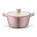 STARKE PRO Zestaw garnków ceramicznych na indukcję Naturale Rose Gold 10 elementów