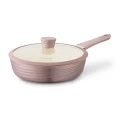 STARKE PRO Zestaw garnków ceramicznych na indukcję Naturale Rose Gold 10 elementów