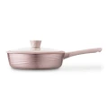 STARKE PRO Zestaw garnków ceramicznych na indukcję Naturale Rose Gold 10 elementów