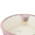 STARKE PRO Zestaw garnków ceramicznych na indukcję Naturale Rose Gold 10 elementów