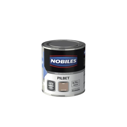Nobiles Pilbet Farba Akrylowa do Posadzek Betonowych Szary Beż 0,75L