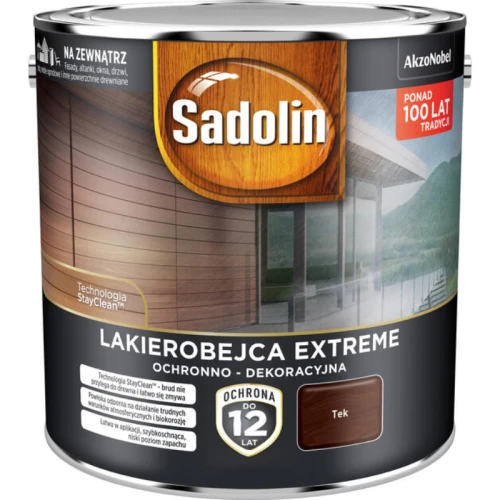 Sadolin Extreme Lakierobejca Ochronno-Dekoracyjna Tek 2,5L