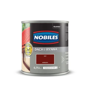 NOBILES Farba Dach i Rynna 0,75L wiśniowy