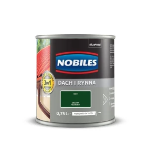 NOBILES Farba Dach i Rynna 0,75L zielony mchowy
