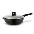 STARKE PRO Patelnia WOK na indukcję z pokrywką Yasai 32 cm