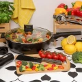 STARKE PRO Patelnia WOK na indukcję z pokrywką Yasai 32 cm