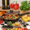 STARKE PRO Patelnia WOK na indukcję z pokrywką Yasai 32 cm