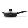 STARKE PRO Patelnia WOK na indukcję z pokrywką Yasai 32 cm