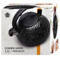 KonigHOFFER Czajnik tradycyjny Gwen 3 l czarny indukcja