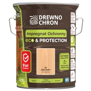 Drewnochron Impregnat Ochronny ECO&PROTECTION Dąb Jasny 4,5L
