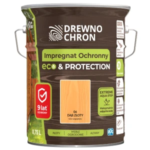 Drewnochron Impregnat Ochronny ECO&PROTECTION Dąb Złoty 4,5L