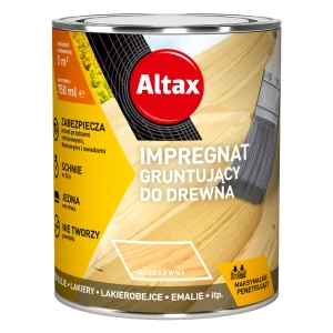 Altax Impregnat Gruntujący do Drewna Bezbarwny 750Ml