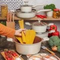 STARKE PRO Zestaw garnków na indukcję Texture Creamy 10 elementów